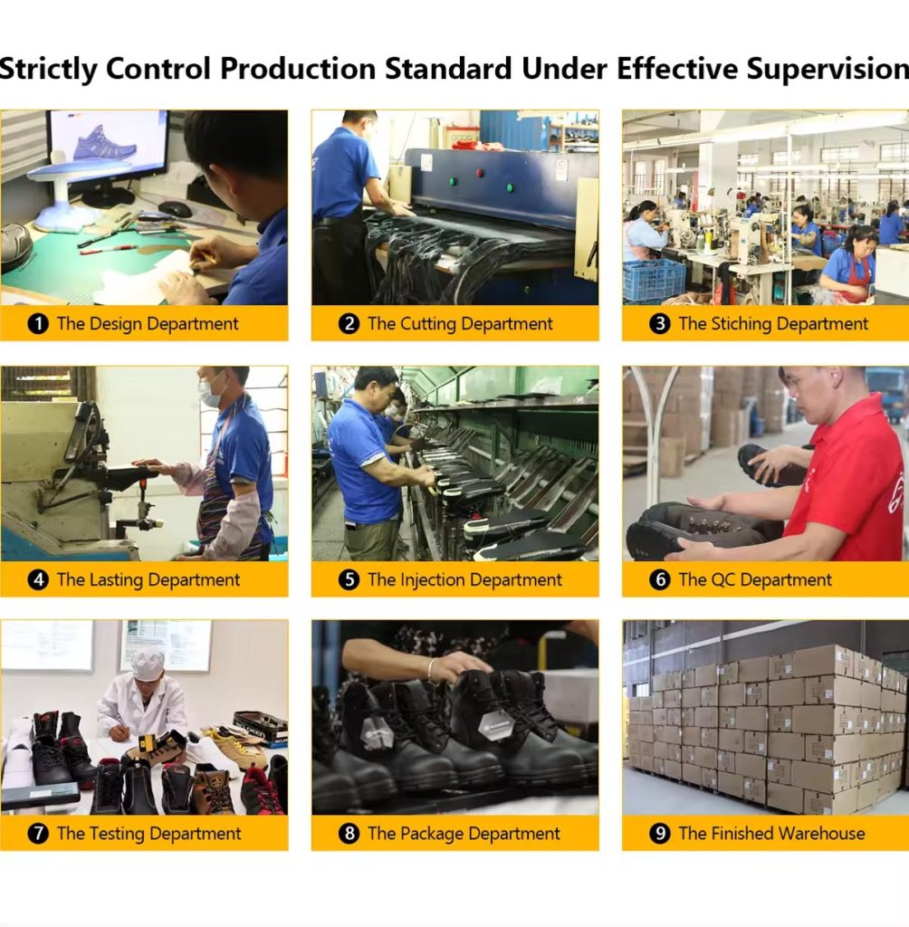 安全鞋的完整生产流程