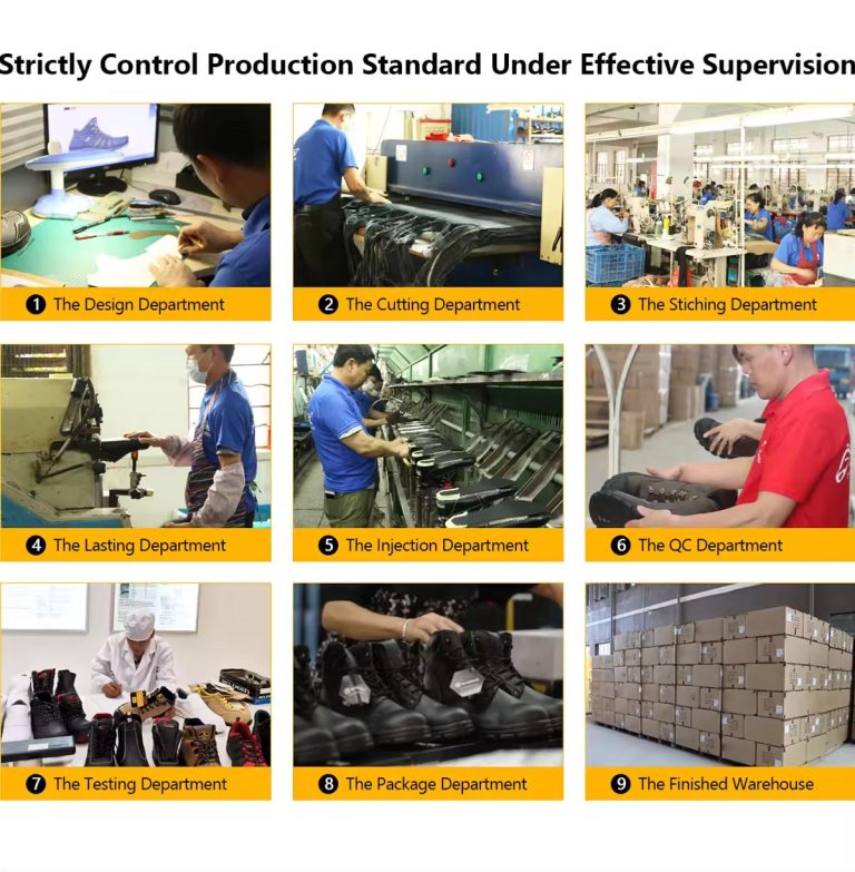 安全鞋的完整生产流程